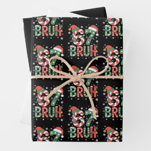 67 Six Seven Bruh Funny Christmas 6 7 Meme  Wrapping Paper Sheets