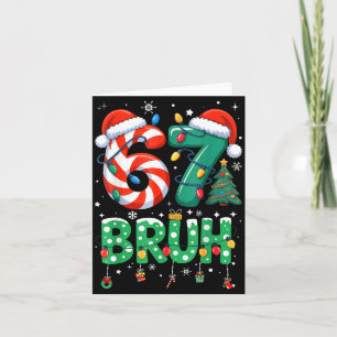 67 Six Seven Burh Funny Christmas 6 7 Meme Men Wom Card