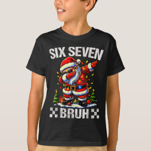 67 Six Seven Burh Funny Christmas 6 7 Meme Men Wom T-Shirt