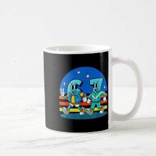 67 Six Seven Fun Meme Funny Design Kids School  Coffee Mug
