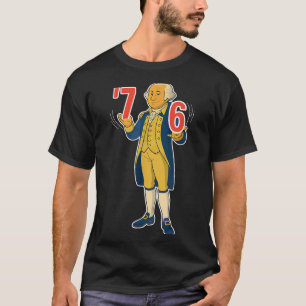 67 Six Seven Funny George Washington Meme  T-Shirt