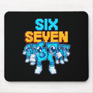 67 Six Seven Funny Italian Brainrot Kids Gaming Me Mouse Pad