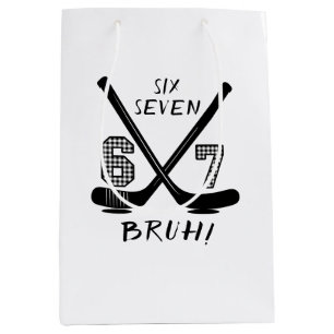 67 Six Seven Funny Meme Brain Rot Meme Medium Gift Bag