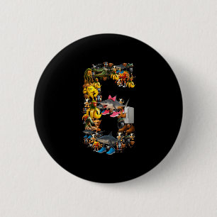 67 Six Seven Italian Brainrot Christmas Matching C Button