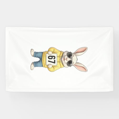 67 Six Seven Meme 6 7 Funny Easter Day for Boys Me Banner