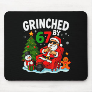 67 Six Seven Meme Christmas Ed By 6-7 Gen Alpha Sl Mouse Pad