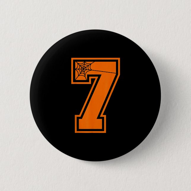 67 Six Seven Meme Couple Matching Halloween Costum Button (Front)