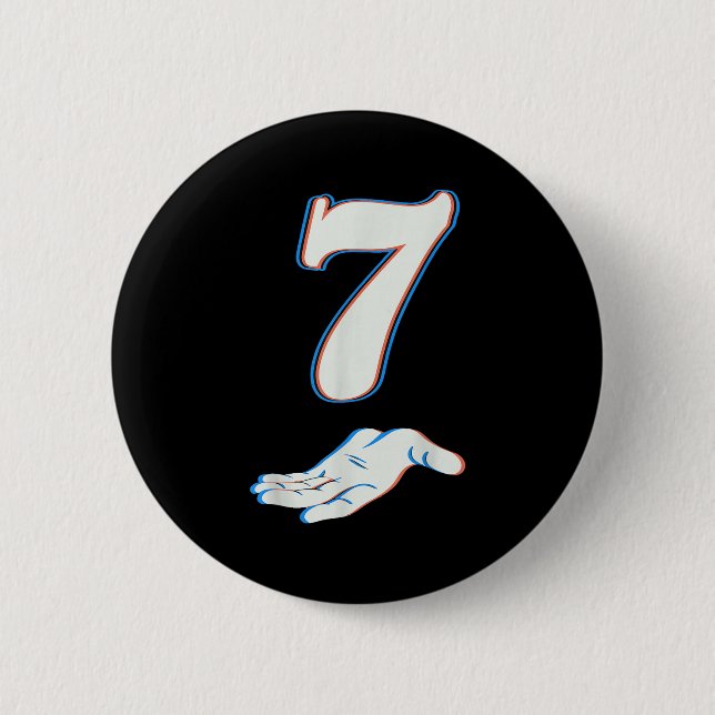 67 Six Seven Meme Couple Matching Halloween Costum Button (Front)