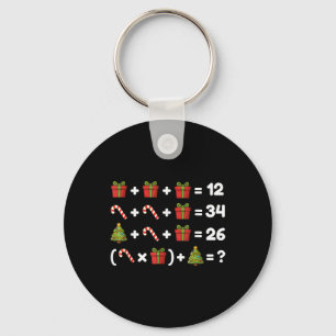 67 Six Seven Meme Math Christmas Equation Logic Pu Keychain