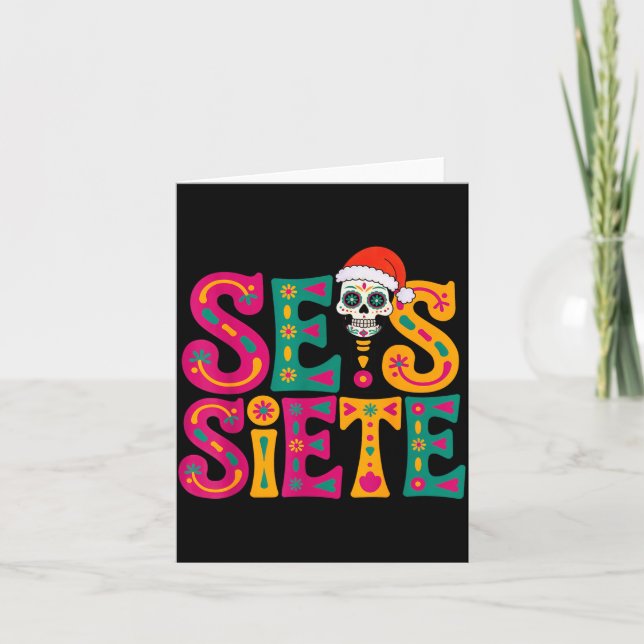 67 Six Seven Spanieacher Bilingual Seis Siete Chri Card (Front)