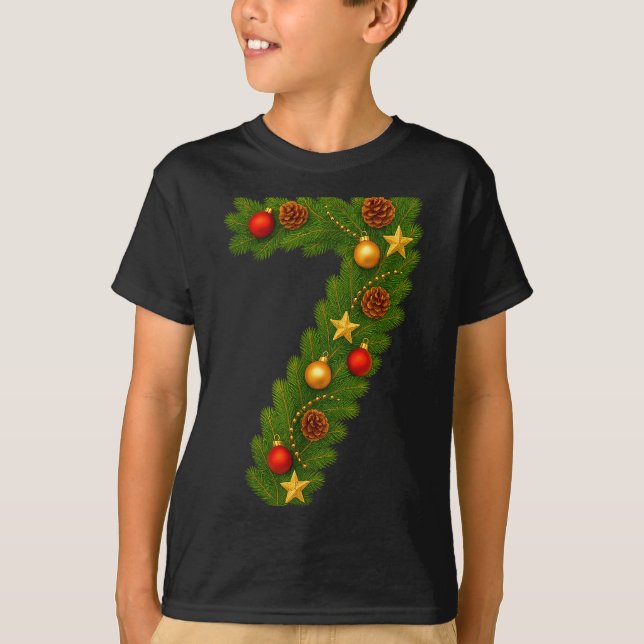 67 Sixty Seven Christmas Pajamas Holiday Funny 6 7 T-Shirt (Front)