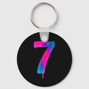 67 Sixty Seven Halloween Costume Colorful Funny 6 Keychain