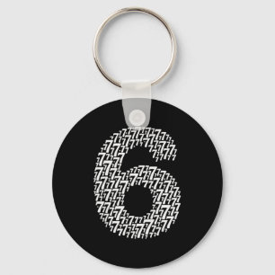 67 Sixty Seven Halloween Costume Design Funny 6 7 Keychain