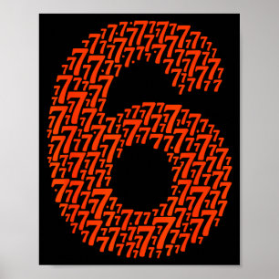 67 Sixty Seven Halloween Costume Design Funny 6 7  Poster