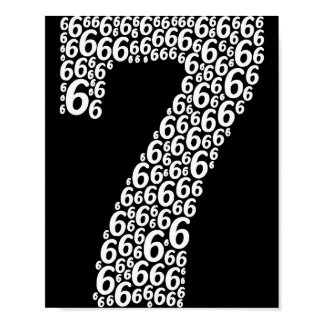 67 Sixty Seven Halloween Costume Design Funny 6 7  Poster