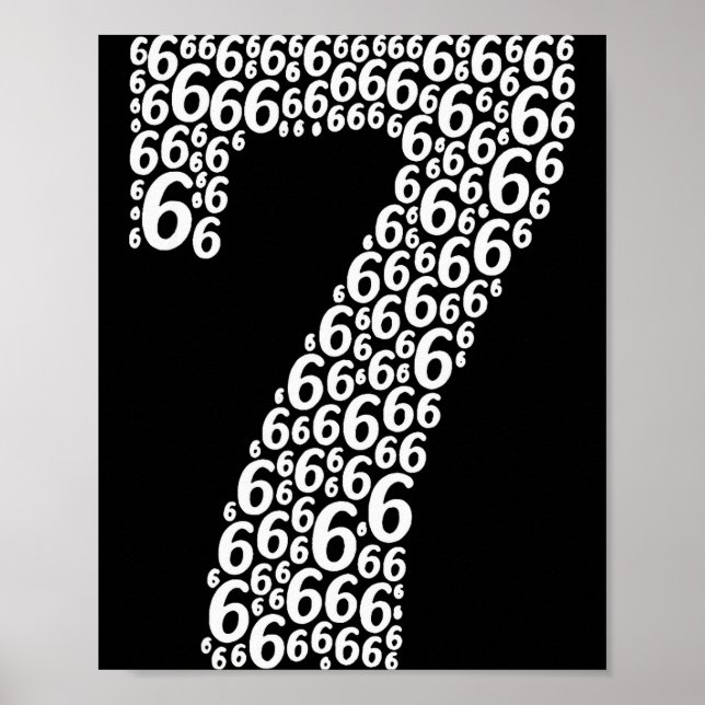 67 Sixty Seven Halloween Costume Funny Meme  Poster (Front)