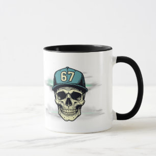 67 Skull Mug