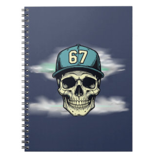 67 Skull Notebook