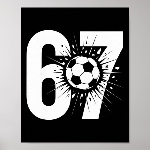 67 Soccer Impact For Kids Teens Athlete Coach Spor Poster