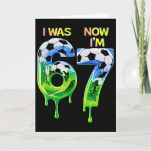 67 Soccer Shirt For Boys Birthday 67 , Soccer 67  Card