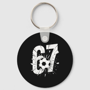 67 Soccer Six Seven 6 7 Meme 67 Keychain