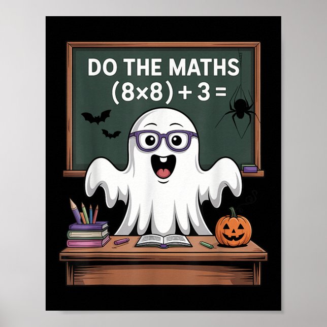 67 Teacher Halloween Ghost Six Seven Meme Do The M Poster (Front)