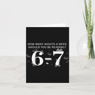 67 Teacher How Many Nights A Week Should You Be Re Card