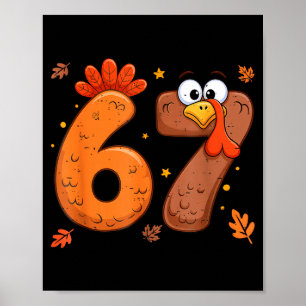 67 Thanksgiving Turkey Turkey Poster