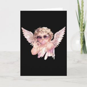 67 Trend Cupid Bubblegum Pink Valentine Style Card