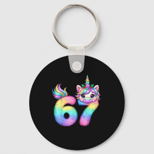 67 Unicorn Meme Girls Pajamas Funny Christmas Wome Keychain