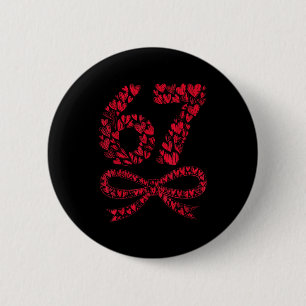 67 Valentine’s Day Heart Meme – Trendy Six Seven  Button