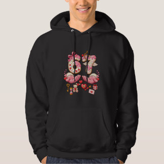 67 Valentineu2019s Day Six Seven Donut Funny Heart Hoodie