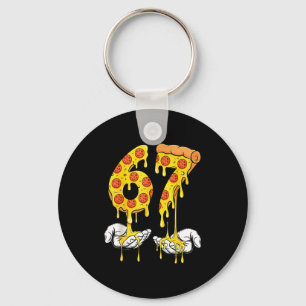 67 Zza Meme Funny Zza Lover Keychain