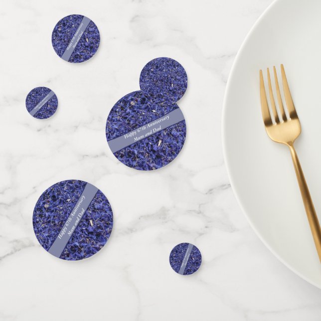 67th Anniversary Editable Confetti (Group)