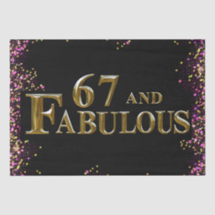 67th Birthday  Tissue Paper