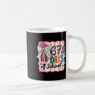 67th Day Of School 67 Six Seven Math Teacher  Coffee Mug