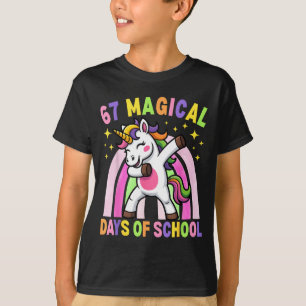 67th Day Of School Unicorn 67 Magical Days Teacher T-Shirt
