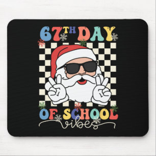 67th Day Of School Vibe Funny Six Seven 67 Teacher Mouse Pad