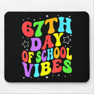 67th Day Of School Vibes Mouse Pad