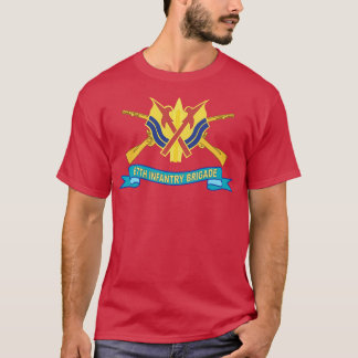 67th Infantry Brigade w Br DUI Ribbon X T-Shirt