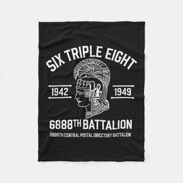 6888th Central Postal Directory Battalion 6 Triple Fleece Blanket (Front)