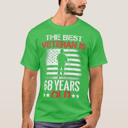 68 Birthday Present Veteran 68 Years Veterans Day T_Shirt