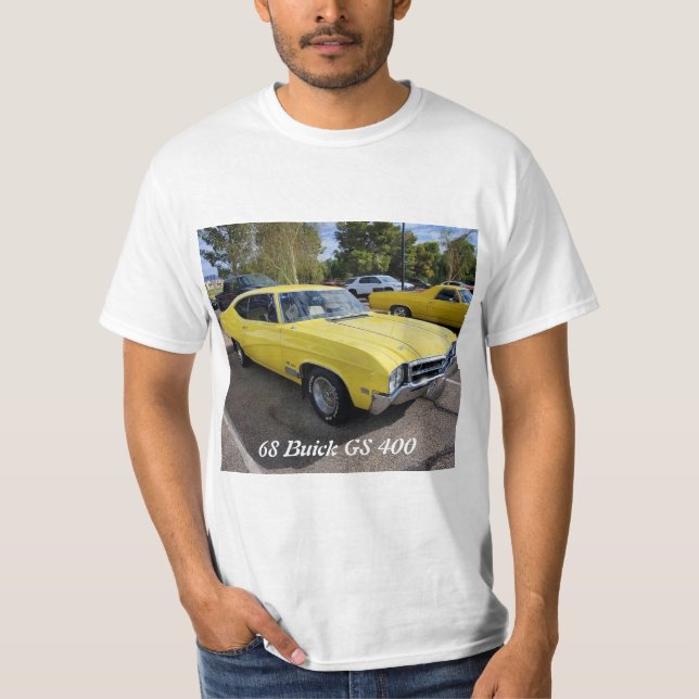 68 Buick GS 400 Stainless Steel Water Bottle T-Shirt (Front)