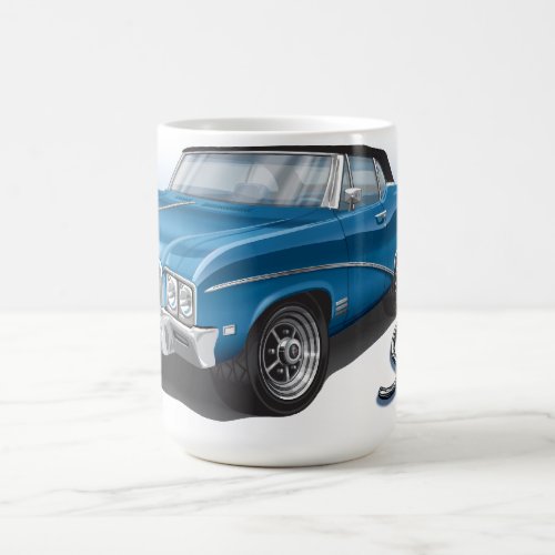 68 Buick Skylark Convertible in Blue Coffee Mug
