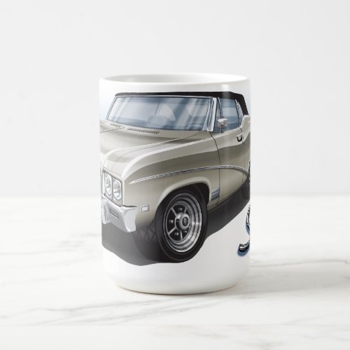 68 Buick Skylark in Artic White Coffee Mug