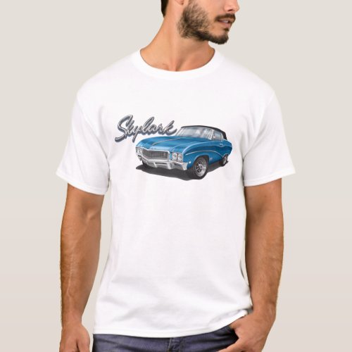 68 Buick Skylark in Blue T-Shirt