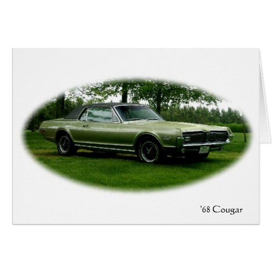 '68 Cougar Cards (Front Horizontal)