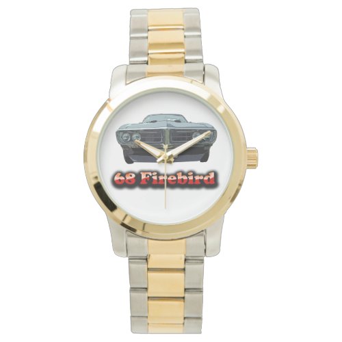 68 Firebird Gold and Silver Tone Watch