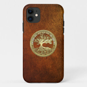 [68] Golden Celtic Tree of Life iPhone 11 Case