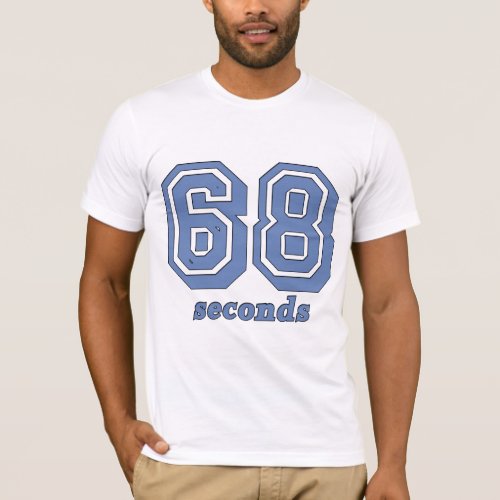 68 Seconds to Creation Blue T_Shirt